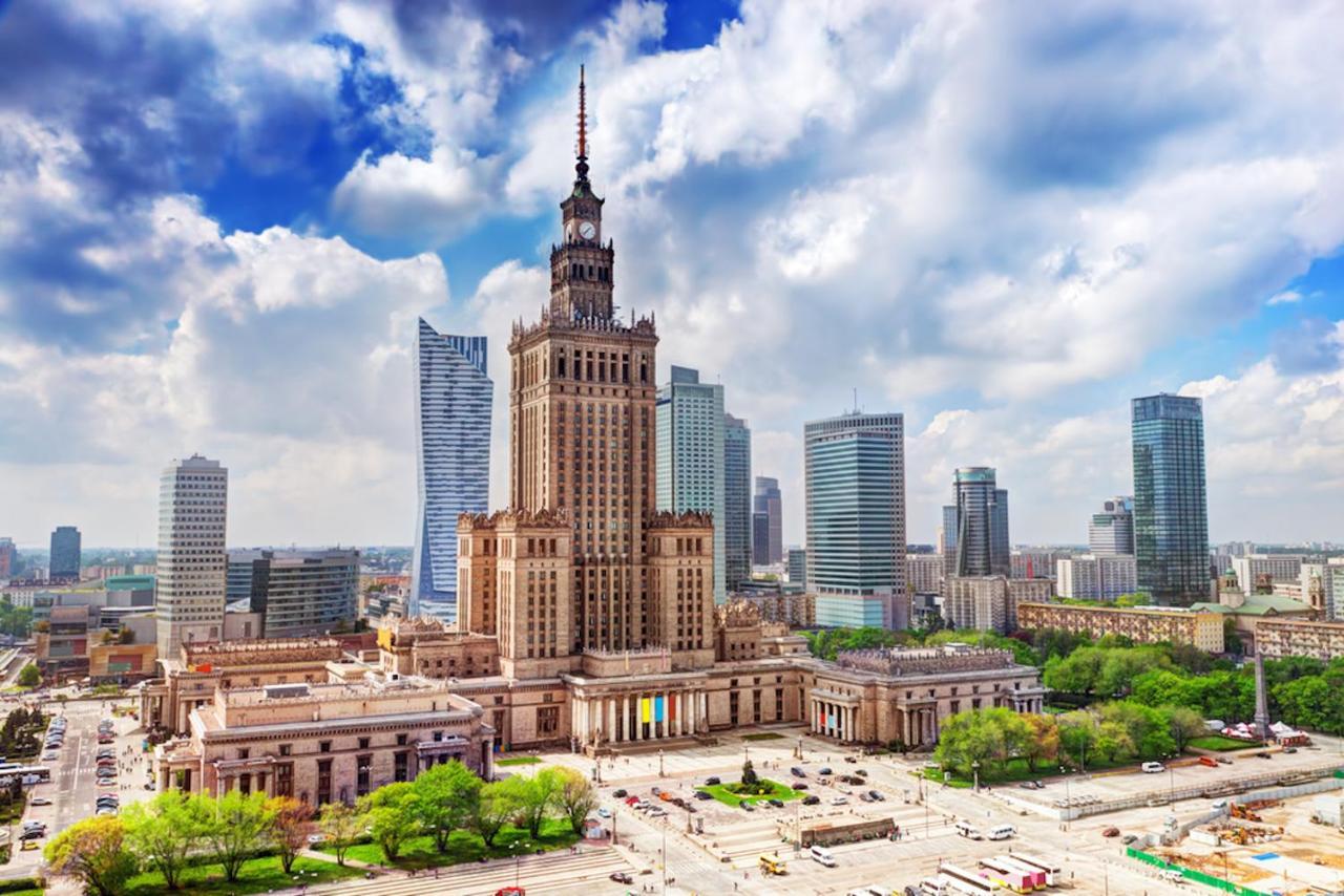 דירות Cozy Warsaw City Center Studio מראה חיצוני תמונה